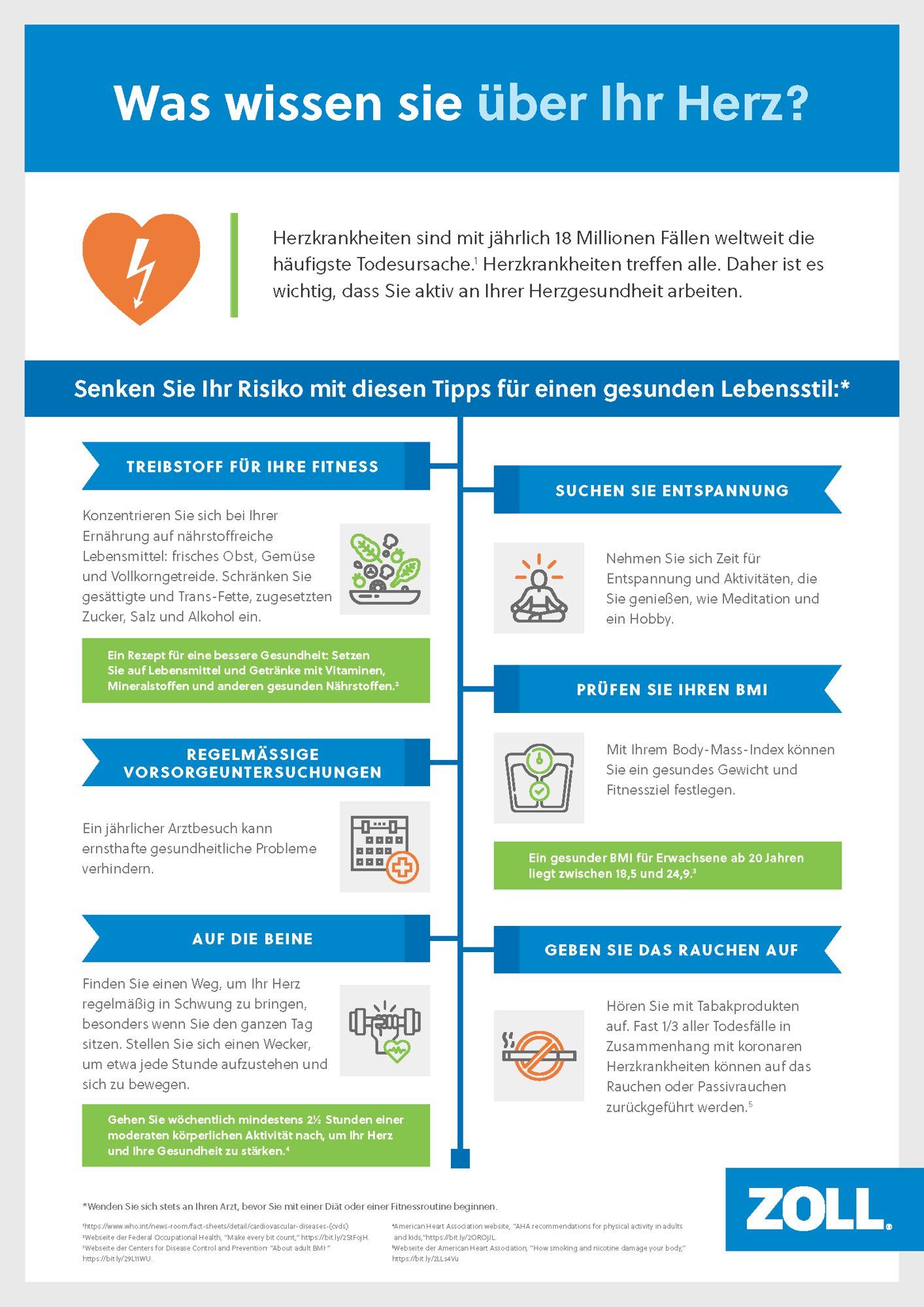 Wissen Sie, wie Sie Ihr Herz gesund halten können?
