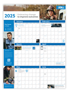 The 2025 ZOLL EMS wall calendar is now available!