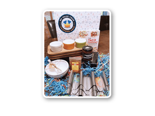 Taco themed loyalty box